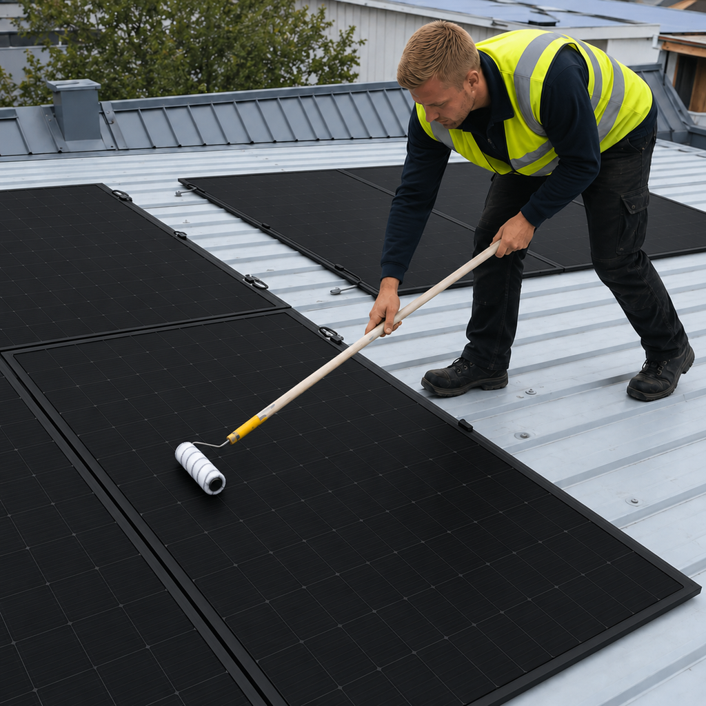 5 x Polyshine Solar 435Wp Full Black leichtes, flexibles Solarmodul – 7,9 kg