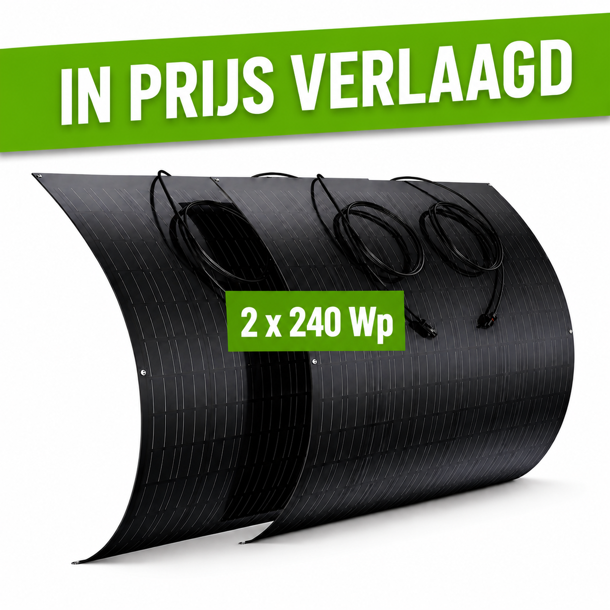 2 x Lionshee LS-PV240 Flexibel Zonnepaneel 480Wp