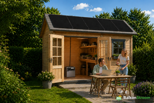 480W Off-Grid Zonnepanelen Set | All-in-One 2500W Omvormer + 1024Wh Accu
