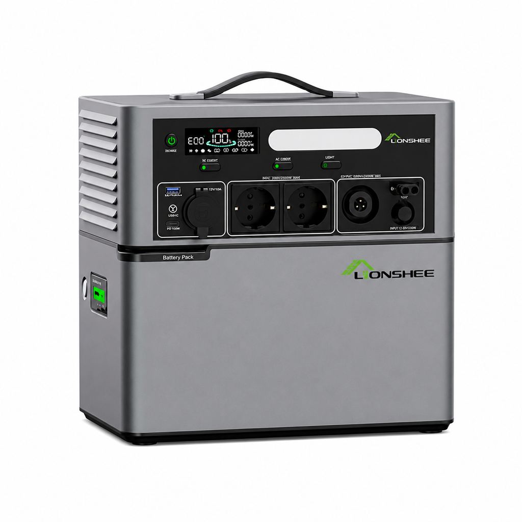 480W Off-Grid Zonnepanelen Set | All-in-One 2500W Omvormer + 1024Wh Accu